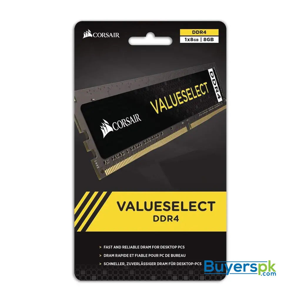 Corsair Value Select 8GB Intel 7th Gen and AMD Ryzen PC Memory (CMV8GX4M1A2400C16) - RAM Corsair Value Select 8GB Intel 7th Gen and AMD Ryzen PC Memory (CMV8GX4M1A2400C16) - RAM
